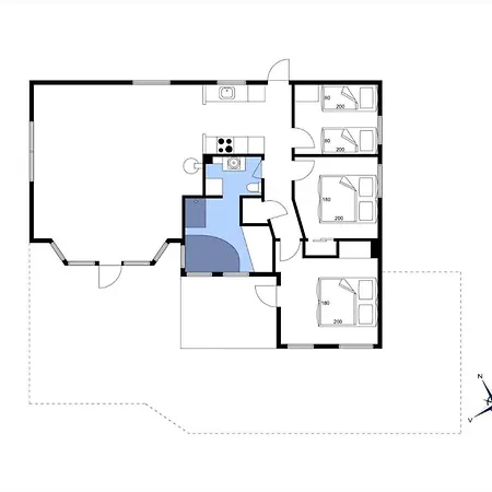 1558-aakirkeby-poserevaenget-6 度假居 *